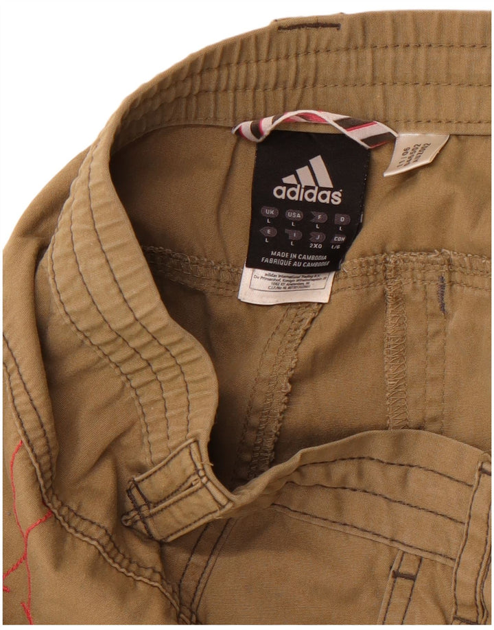 ADIDAS Muške Cargo kratke hlače Large W36 kaki pamuk