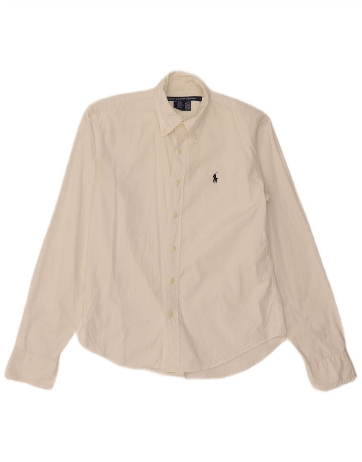 Ženska košulja Ralph Lauren US 8 Srednje bijeli pamuk