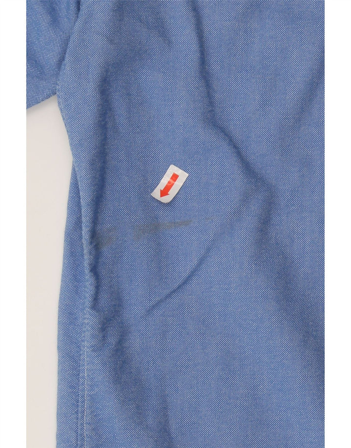 RALPH LAUREN Womens Longline Shirt US 4 Small Blue Cotton Vintage Ralph Lauren and Second-Hand Ralph Lauren from Messina Hembry 