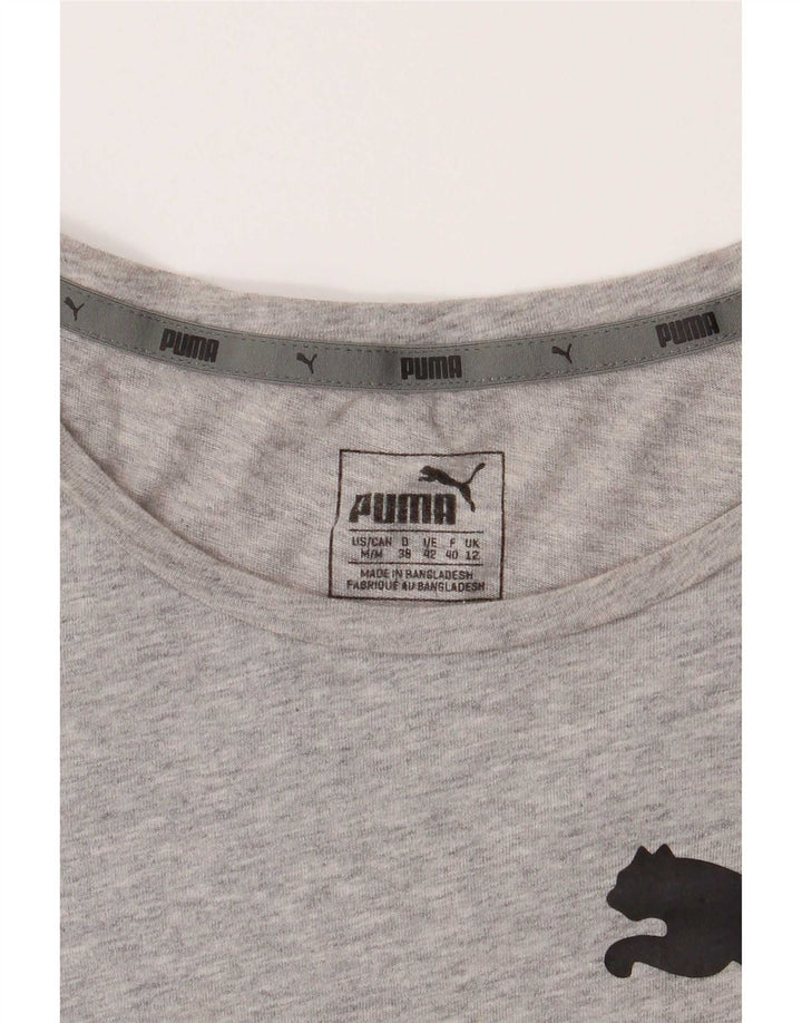 Puma ženska majica kratkih rukava s grafičkim motivima UK 12 srednje siva