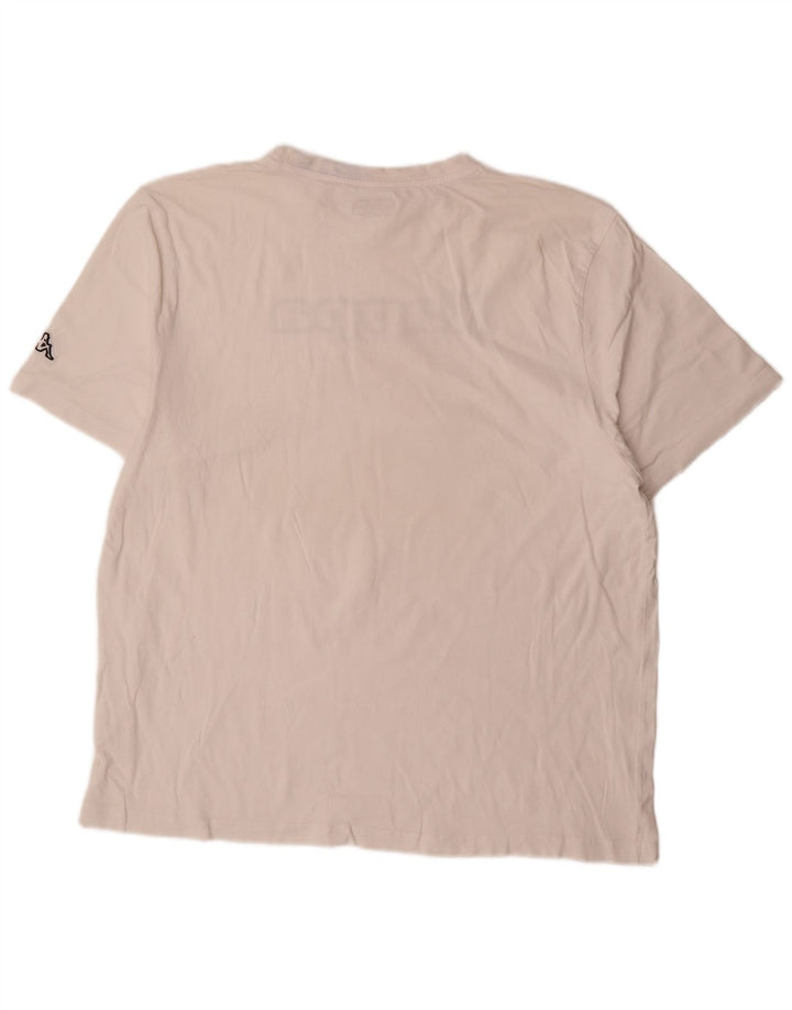 Kappa muška majica kratkih rukava s grafičkim motivima 2XL bijela