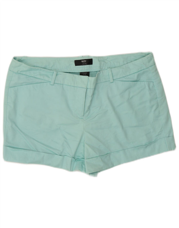 MOSSIMO Womens Casual Shorts US 16 2XL W38 Blue Cotton