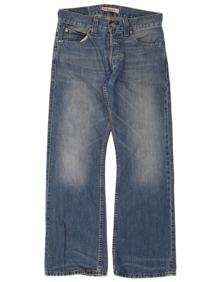 Levi's ženske 512 Bootcut traperice W32 L30 plavi pamuk