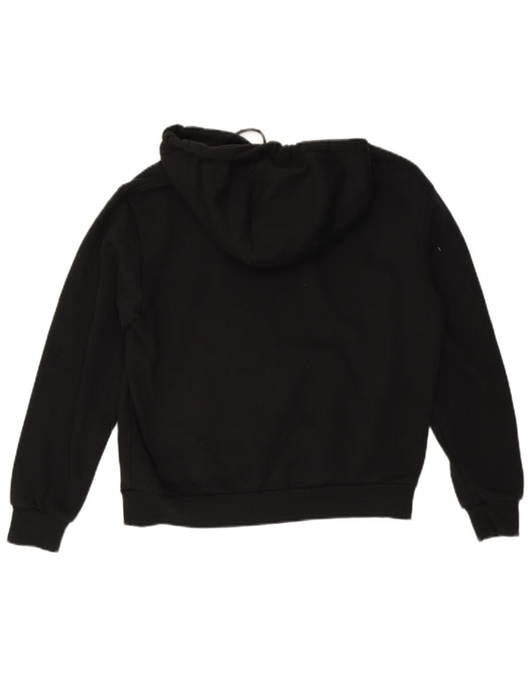 CONVERSE Ženska majica s kapuljačom UK 14 Srednji crni pamuk