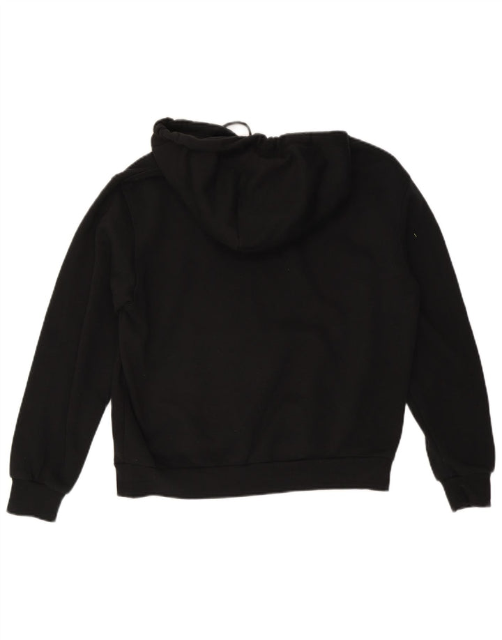 CONVERSE Ženska majica s kapuljačom UK 14 Srednji crni pamuk