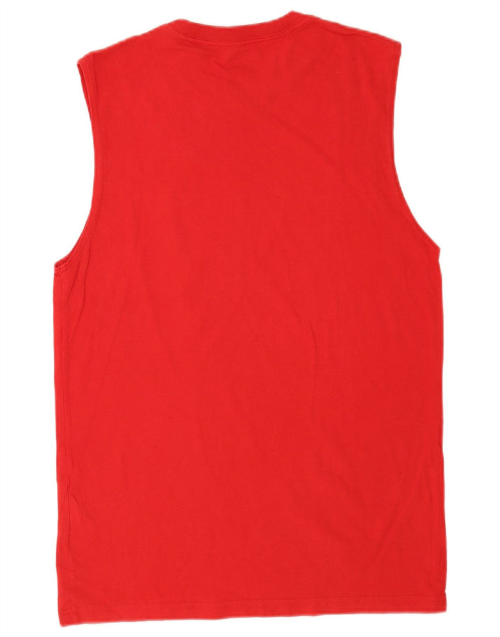 Nike Mens Regular Fit Vest Top Medium Red Pamuk