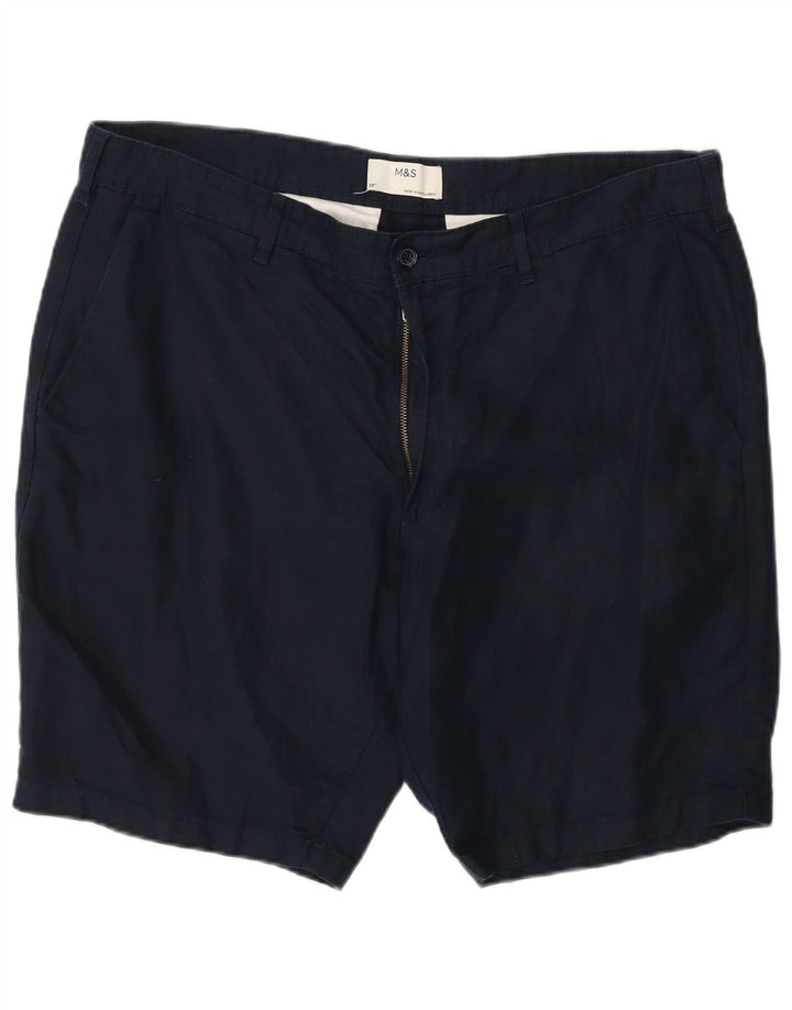 Marks & Spencer muške chino kratke hlače W38 XL tamnoplavi pamuk