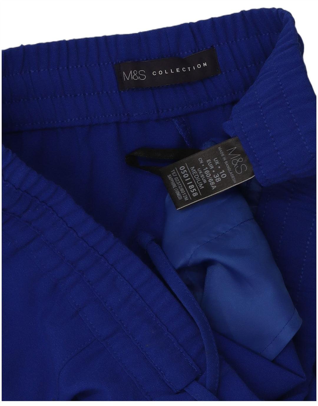 Marks & Spencer ženske hlače za trenirku UK 10 male plave poliamidne