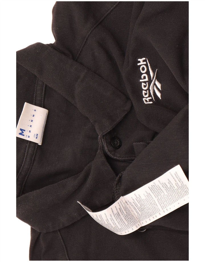 Reebok muška polo majica srednje crne pamučne boje
