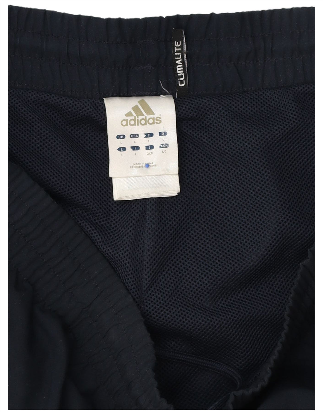 Adidas muške trenirke Climalite, velike tamnoplave hlače od poliestera