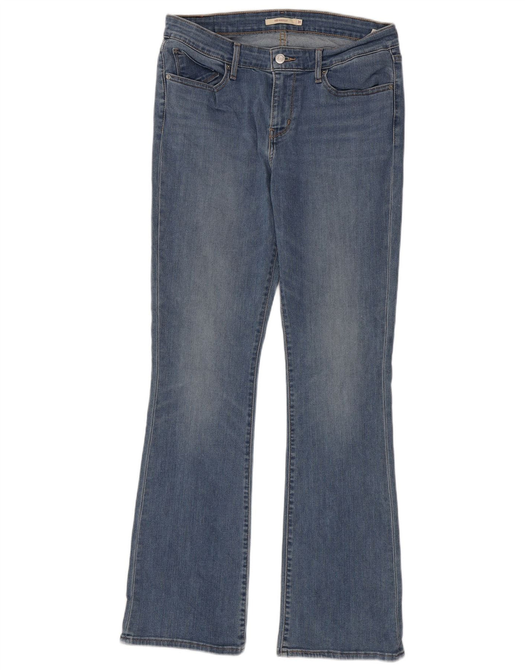 Levi's ženske 715 Bootcut traperice W31 L32 plavi pamuk
