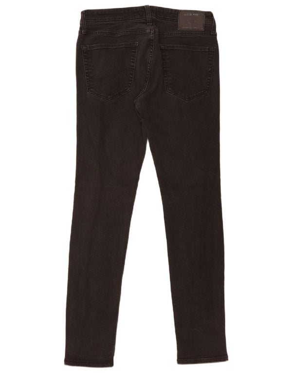 Jack & Jones Mens Liam Skinny Jeans  W32 L32 Black Cotton