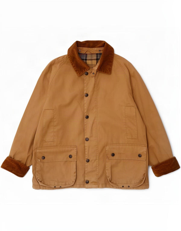 Barbour muška jakna od voštanog pamuka Bedale UK 38 srednje bež boje