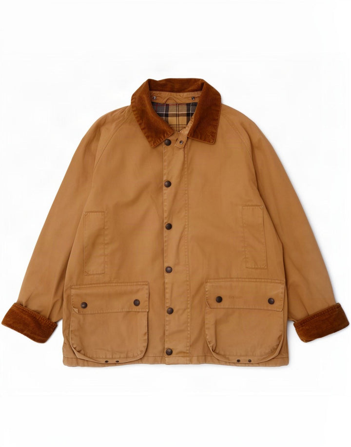 Barbour muška jakna od voštanog pamuka Bedale UK 38 srednje bež boje