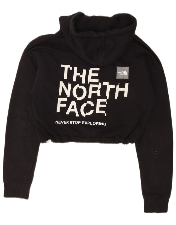 The North Face Ženska majica s kapuljačom s kapuljačom UK 10 Mali crni pamuk