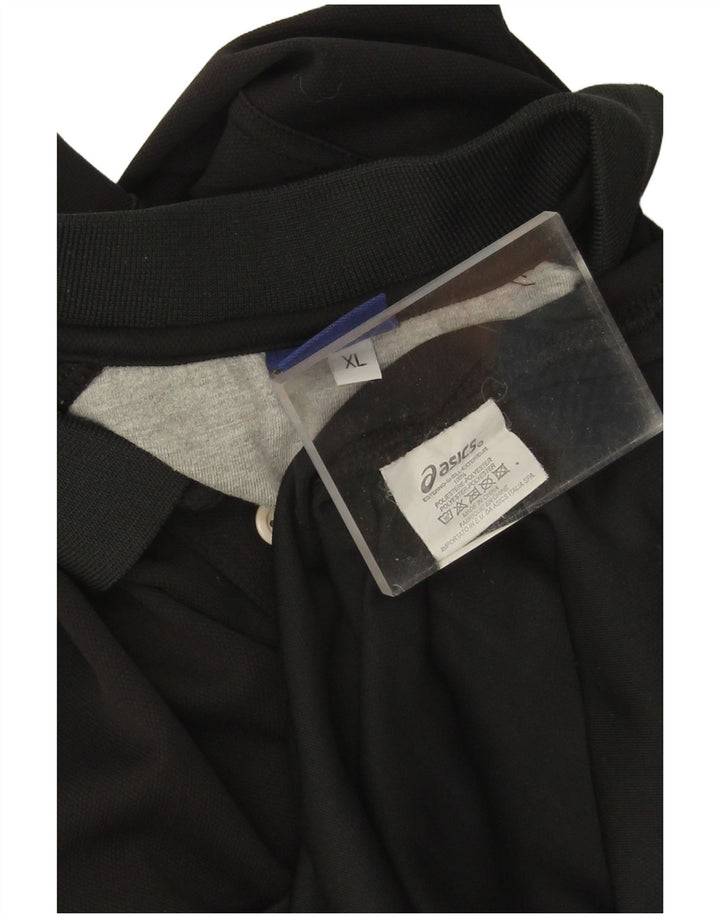 Asics muška polo majica XL crni poliester