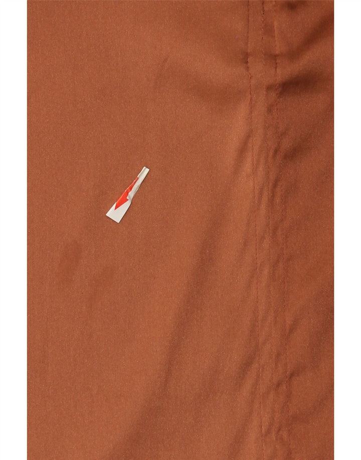 ALYSI Ženska majica dugih rukava UK 10 Small Brown Silk