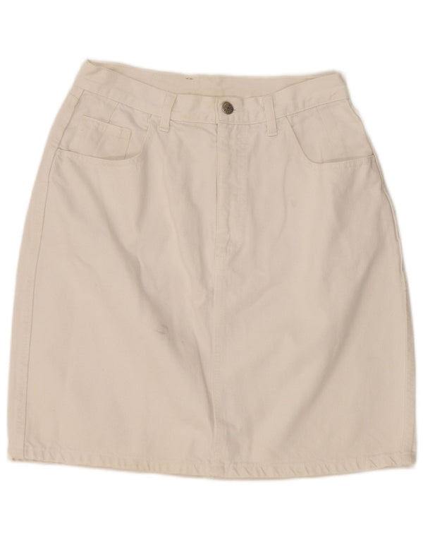 CARRERA ženska traper suknja IT 42 srednje W32 bijeli pamuk