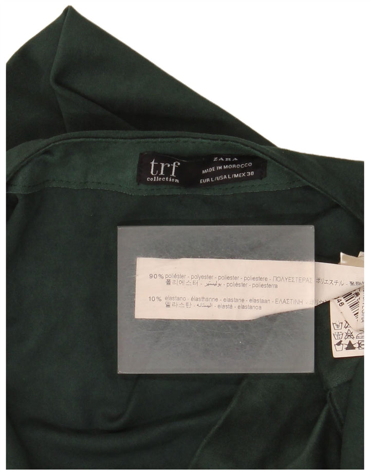 Zara ženski kombinezon UK 14 veliki zeleni poliester