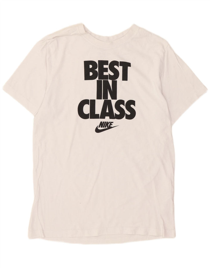 Nike muška majica s grafičkim motivima, srednji bijeli pamuk