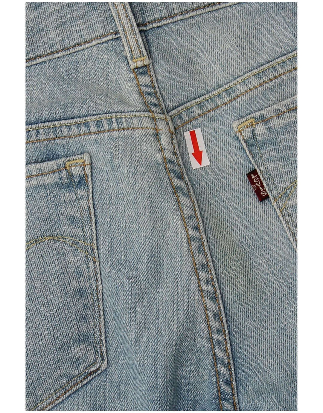Levi's uske traperice blagih oblina W29 L34 plavi pamuk