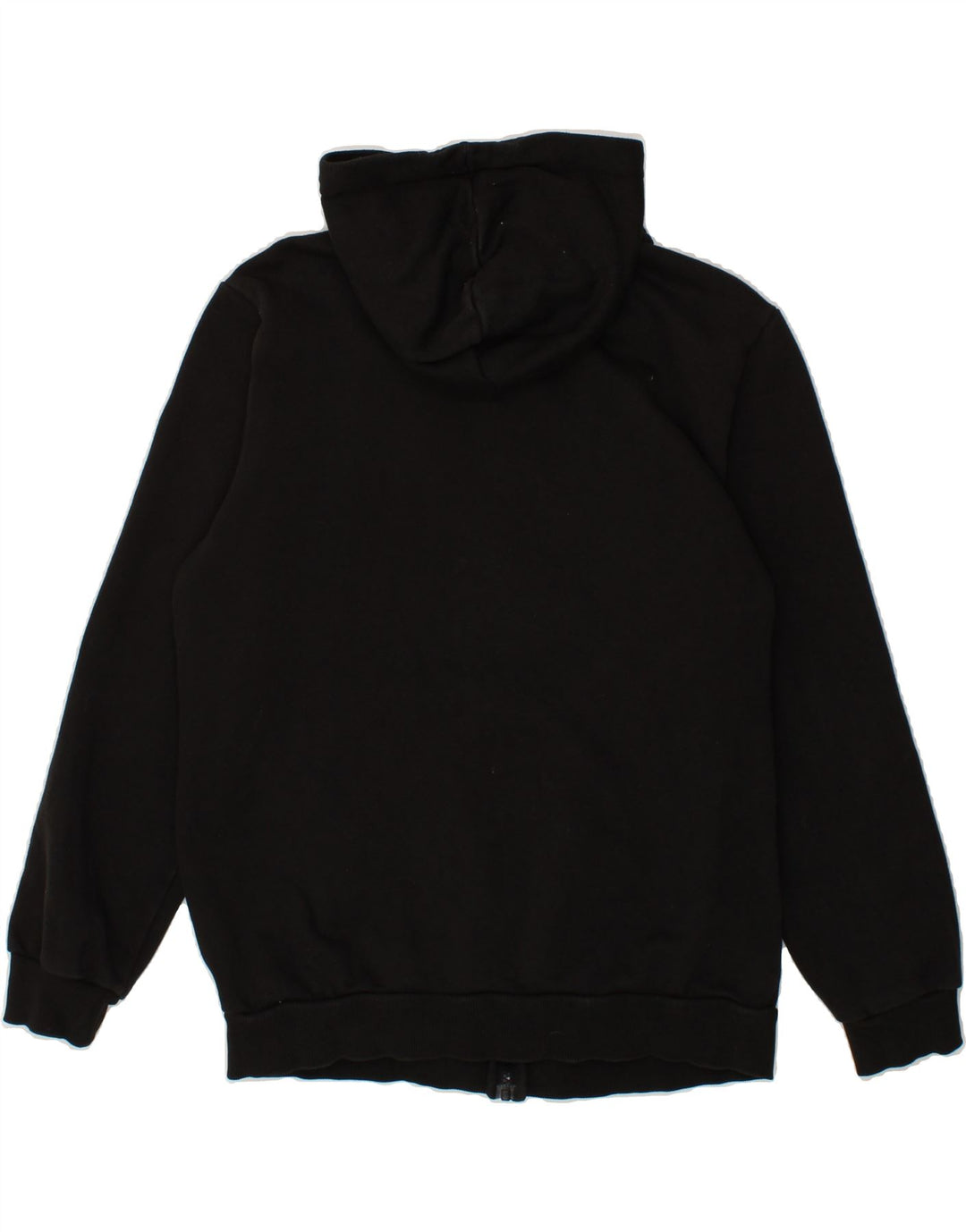 PUMA Mens Graphic Zip Hoodie Sweater Medium Black Cotton Vintage Puma and Second-Hand Puma from Messina Hembry 