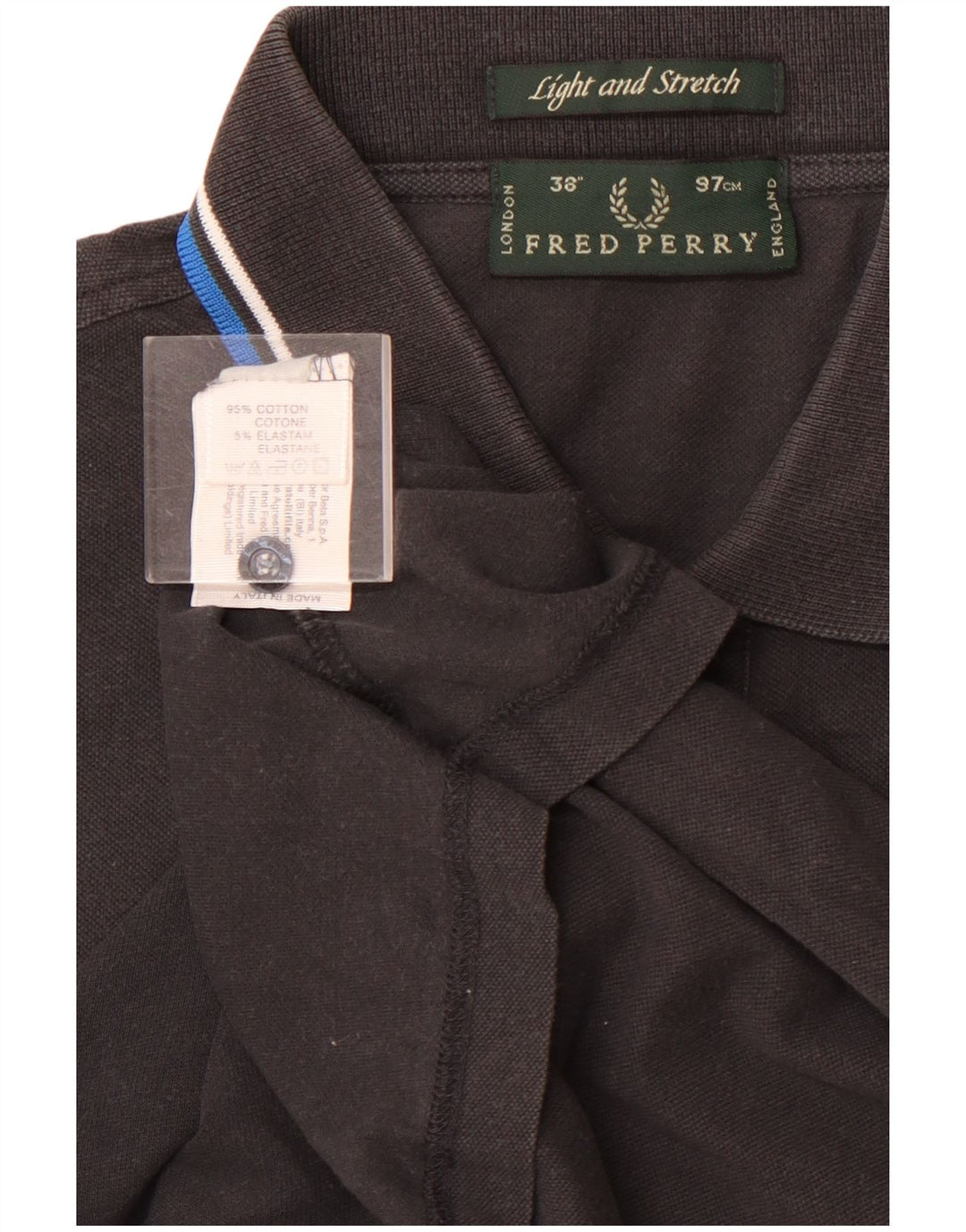 FRED PERRY Muška polo majica Mala crna pamučna