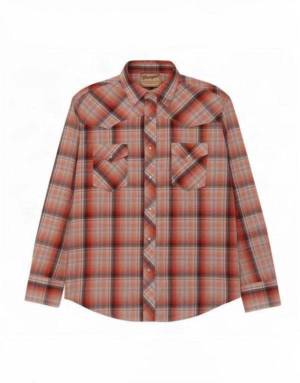 Wrangler muška flanelska majica XL crveno karirano