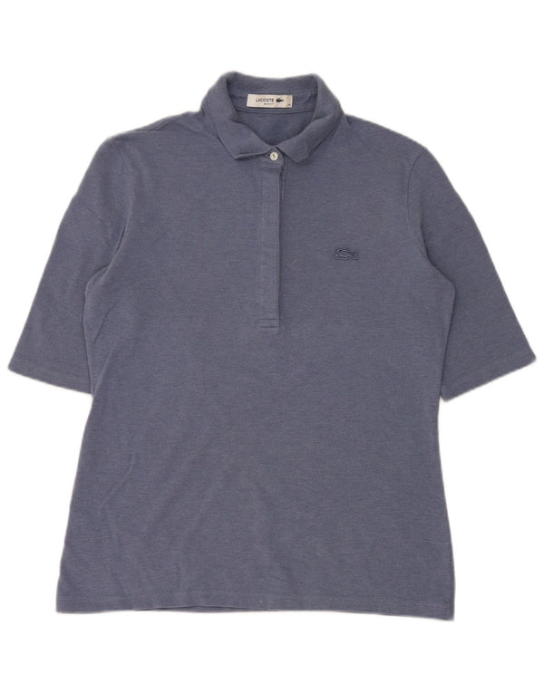 Lacoste ženska polo majica uskog kroja, veličina 40, srednje plavi pamuk