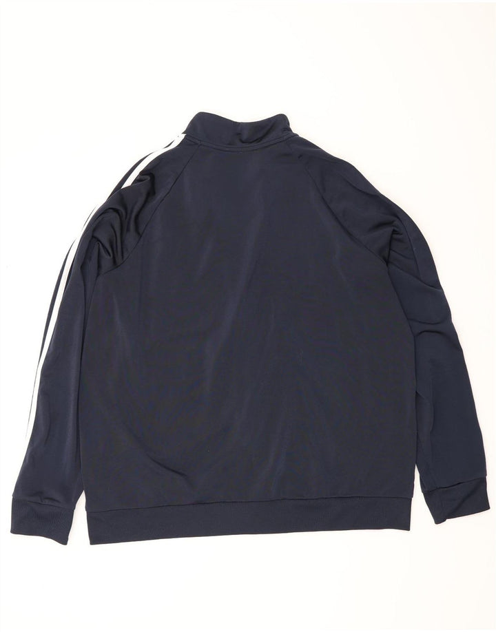 Adidas ženska gornja jakna za trenirku UK 24/26 2XL mornarsko plava poliester