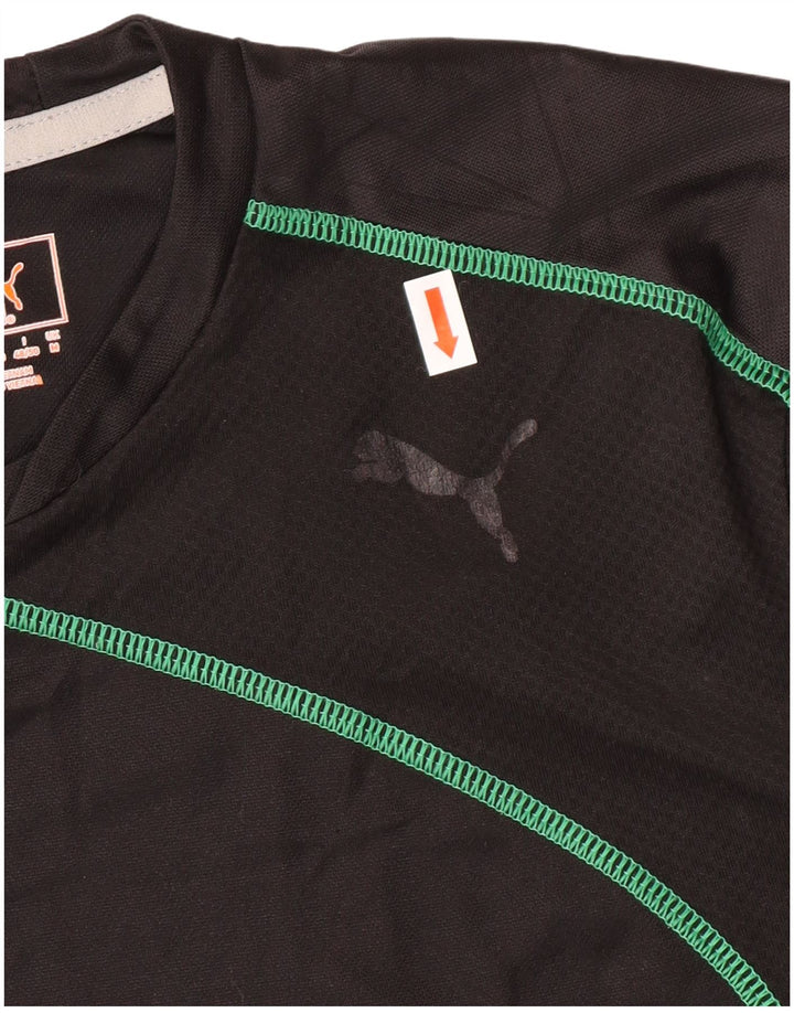 PUMA muška majica kratkih rukava srednji crni poliester