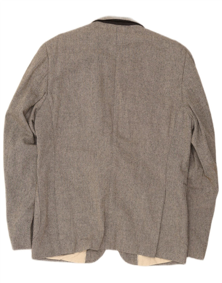 Scotch & Soda muška jakna s 2 gumba IT 50 velika siva