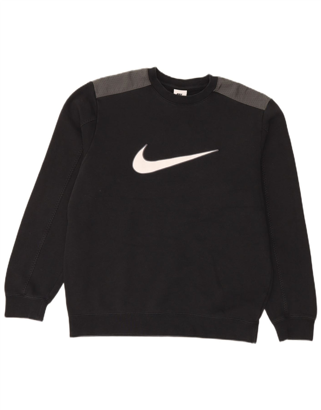 Nike muška trenirka s grafičkim motivima, srednji crni, pamuk
