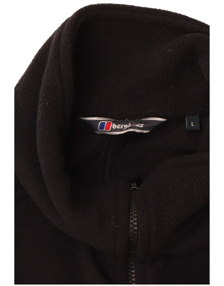 Berghaus muška jakna od flisa UK 40 veliki crni poliester