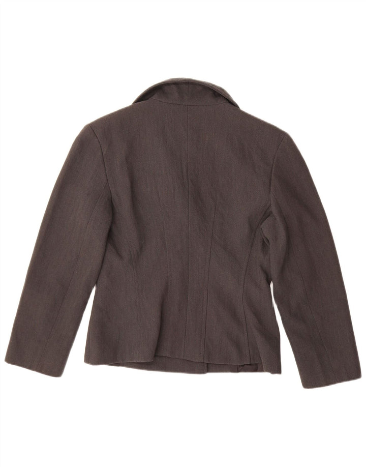 Vintage ženska jakna s dvostrukim kopčanjem UK 14 srednje siva