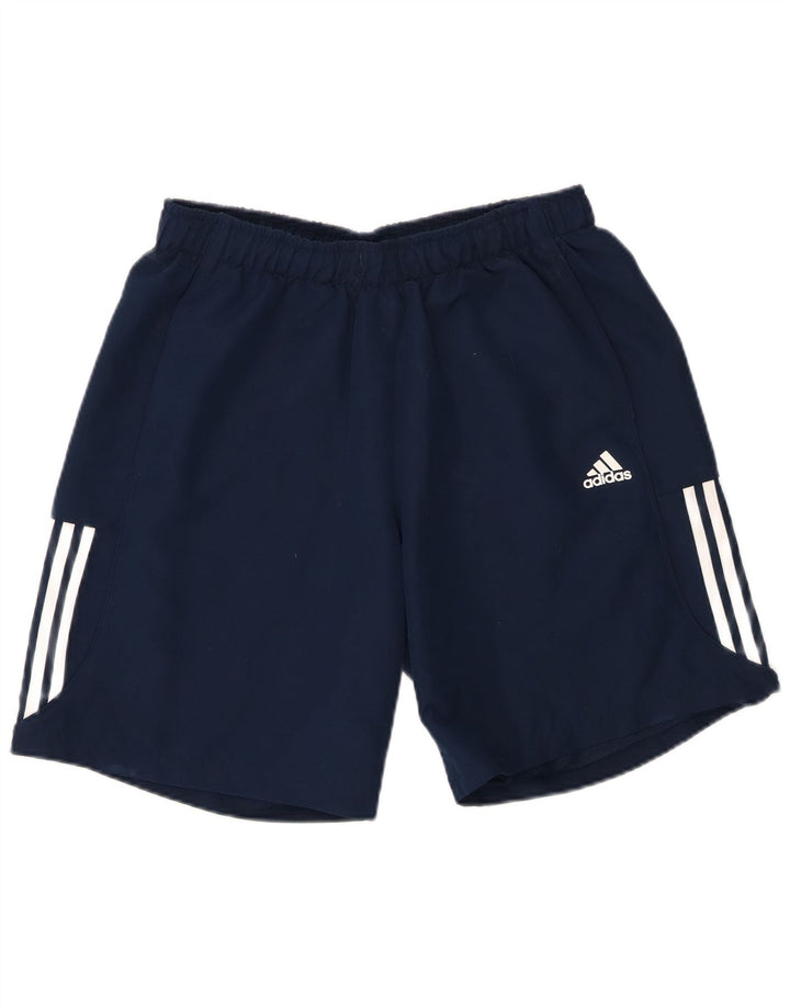 Adidas muške sportske kratke hlače Climalite velike tamnoplave poliesterske boje