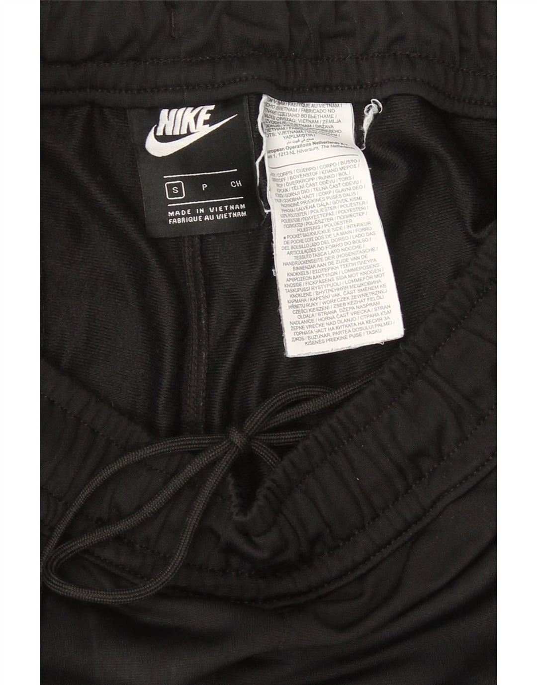 Male crne hlače od poliestera Nike Graphic Trenirka