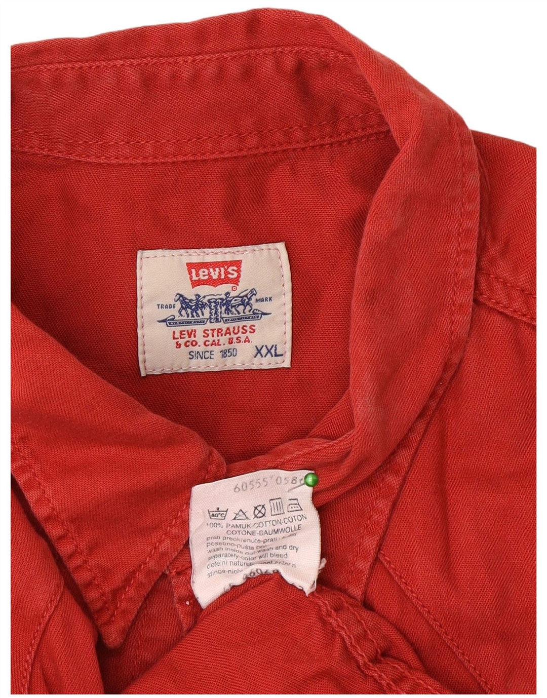 Levi's muška košulja 2XL crveni pamuk