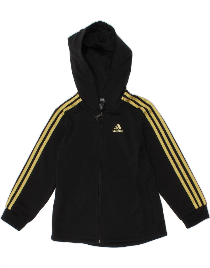 ADIDAS Boys Full Tracksuit 3-4 Years  Black Polyester Vintage Adidas and Second-Hand Adidas from Messina Hembry 