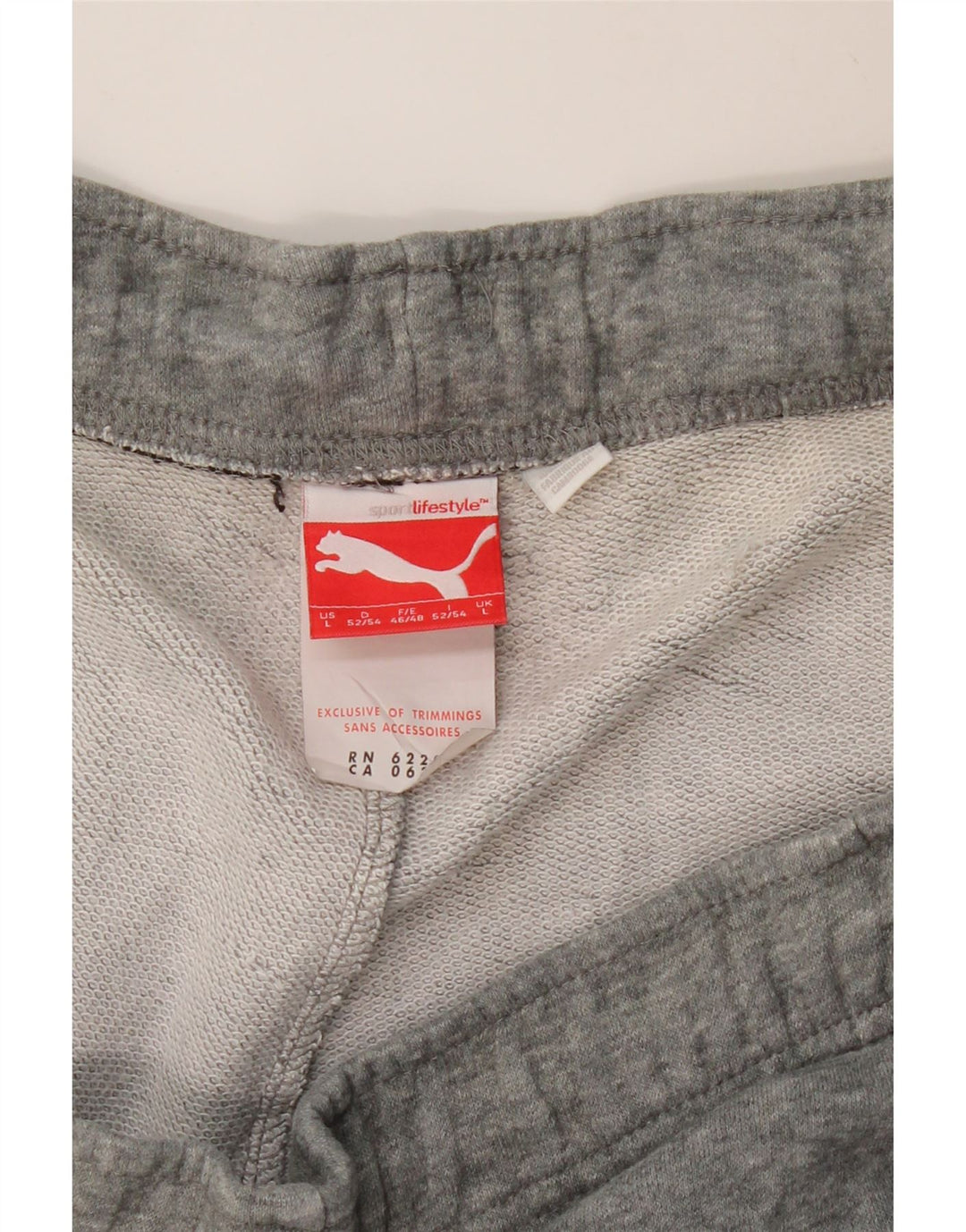 PUMA Muška trenirka Hlače Joggers Veliki sivi flekasti pamuk