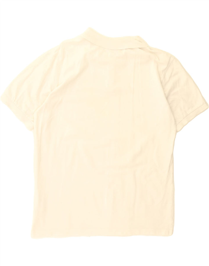 CHAMPION Mens Polo Shirt XL White Cotton Vintage Champion and Second-Hand Champion from Messina Hembry 