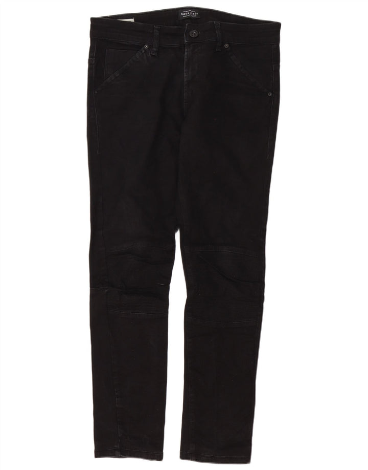 Jack & Jones muške uske traperice W32 L32 crne