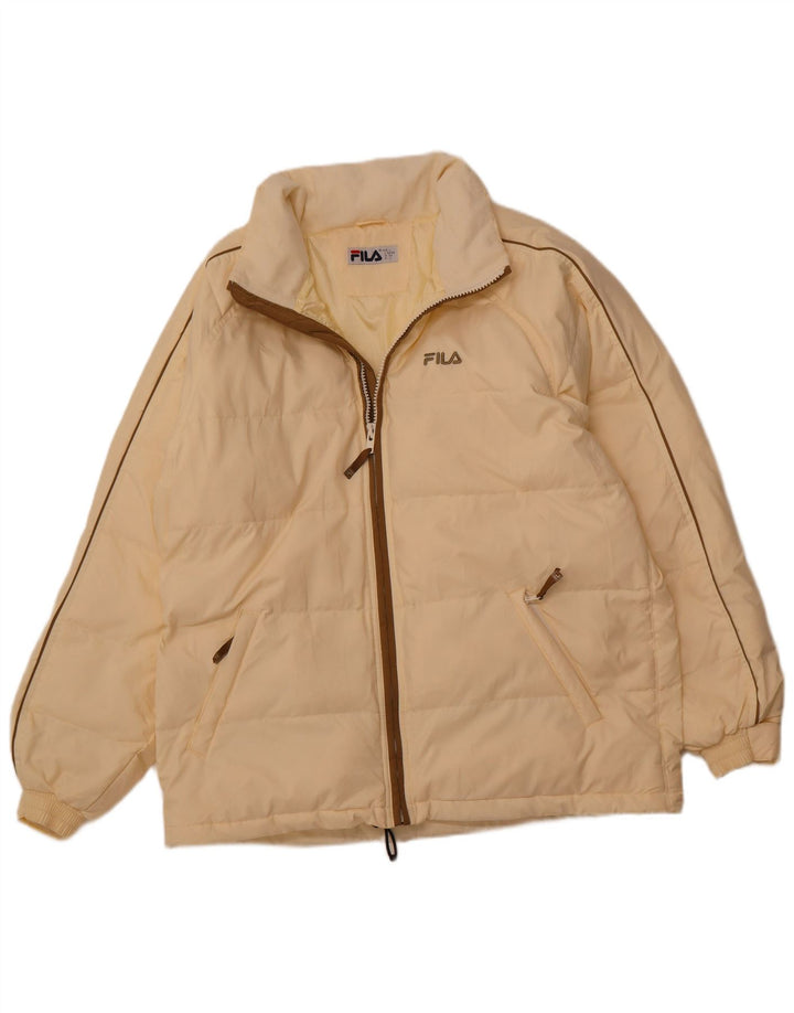 FILA muška podstavljena jakna UK 40 veliki žuti poliester