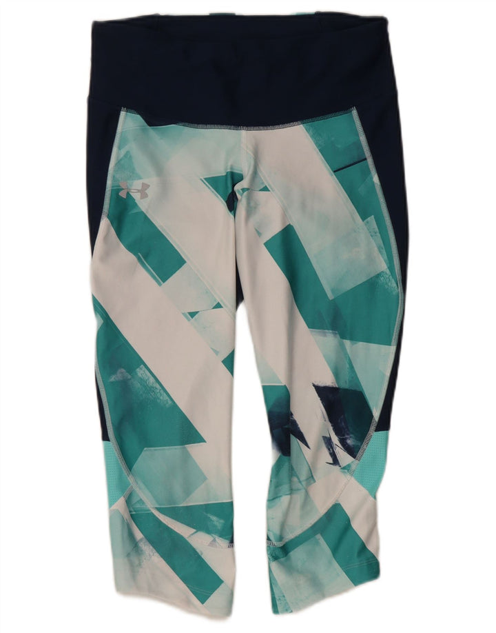 Ženske kompresijske tajice Under Armour UK 12 srednje tirkizne geometrije