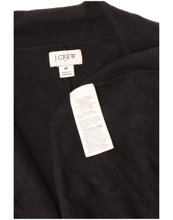 J. CREW Ženska jakna s 2 gumba UK 14 Srednji crni pamuk