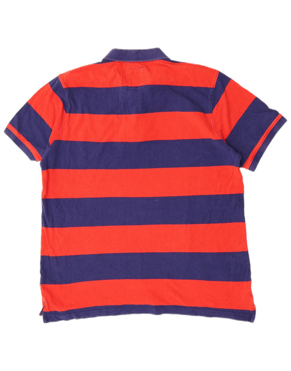 Crew Clothing Muška polo majica kratkih rukava XL pamuk na crvene pruge