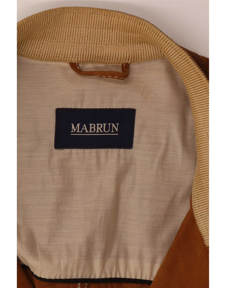 Mabrun muška bomber jakna od brušene kože IT 54 2XL bež