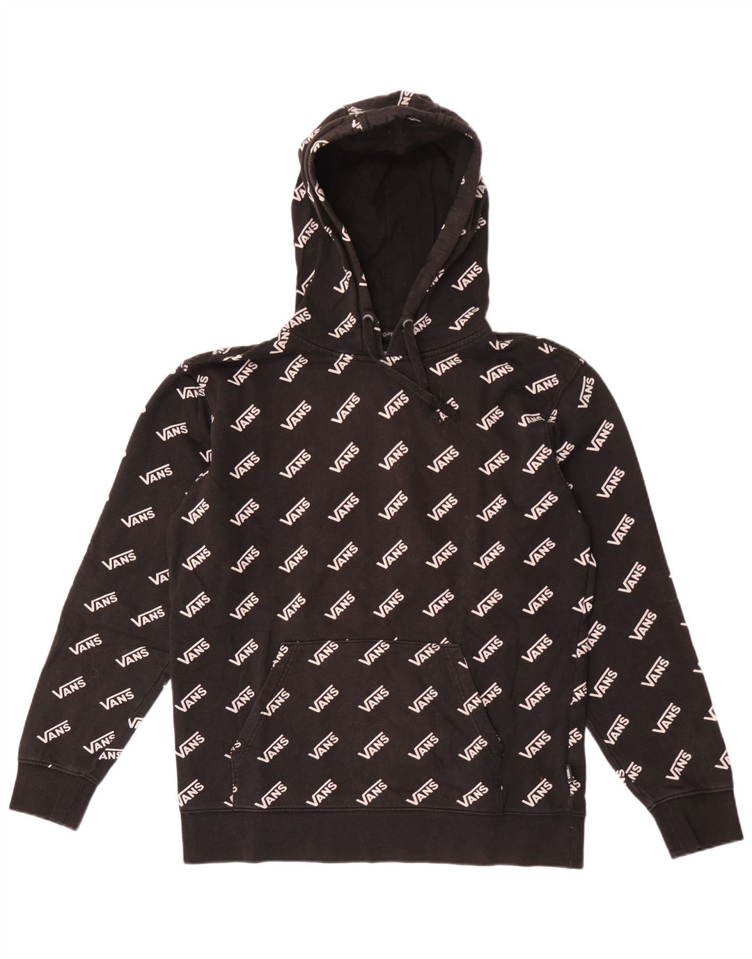 Vans muška majica s kapuljačom srednje veličine, crni pamuk