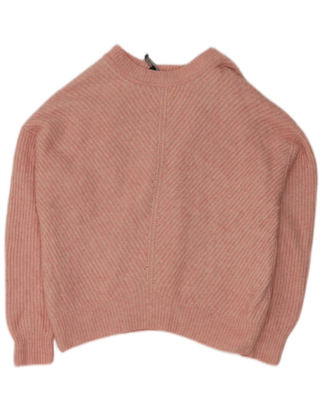 FRENCH CONNECTION Ženski džemper s veznim izrezom UK 16 Veliki ružičasti