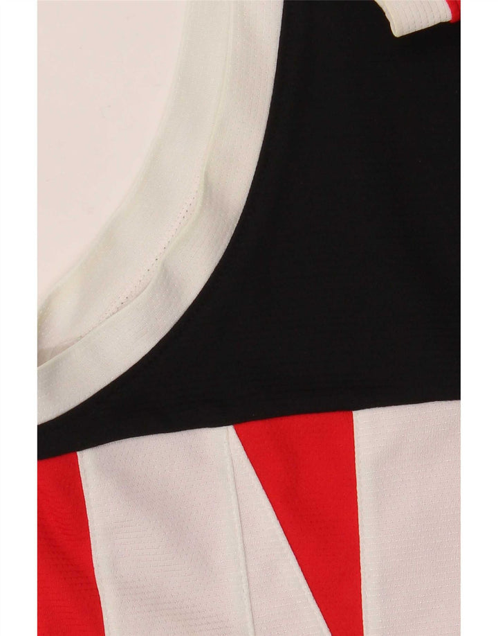 Nike Dri Fit Graphic Vest Top Large Black Colourblock